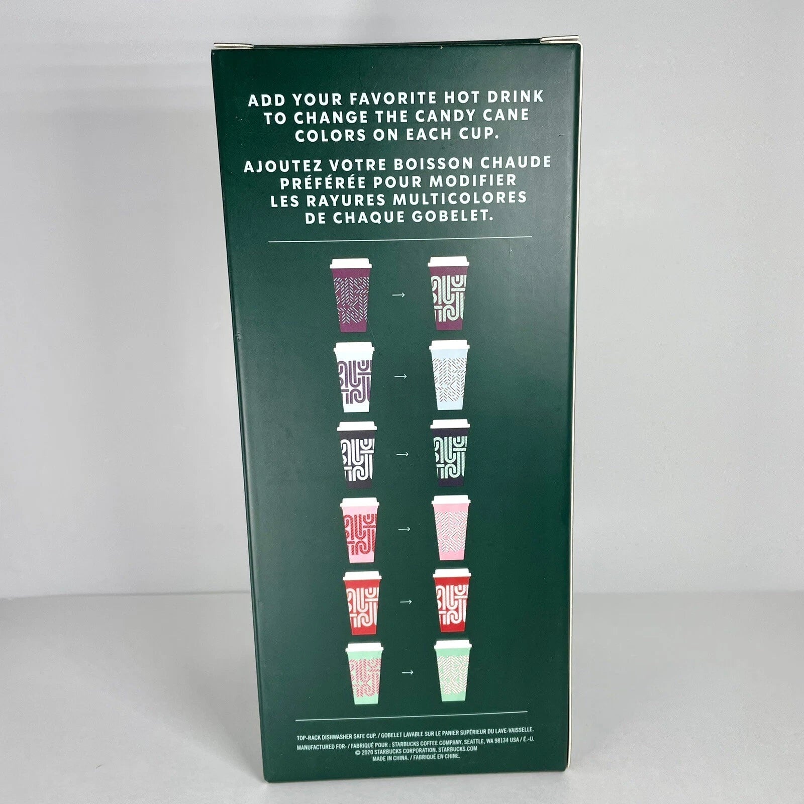 STARBUCKS Reusable Color Changing Hot Cups CHRISTMAS HOLIDAY 2020 6 Pack | eBay