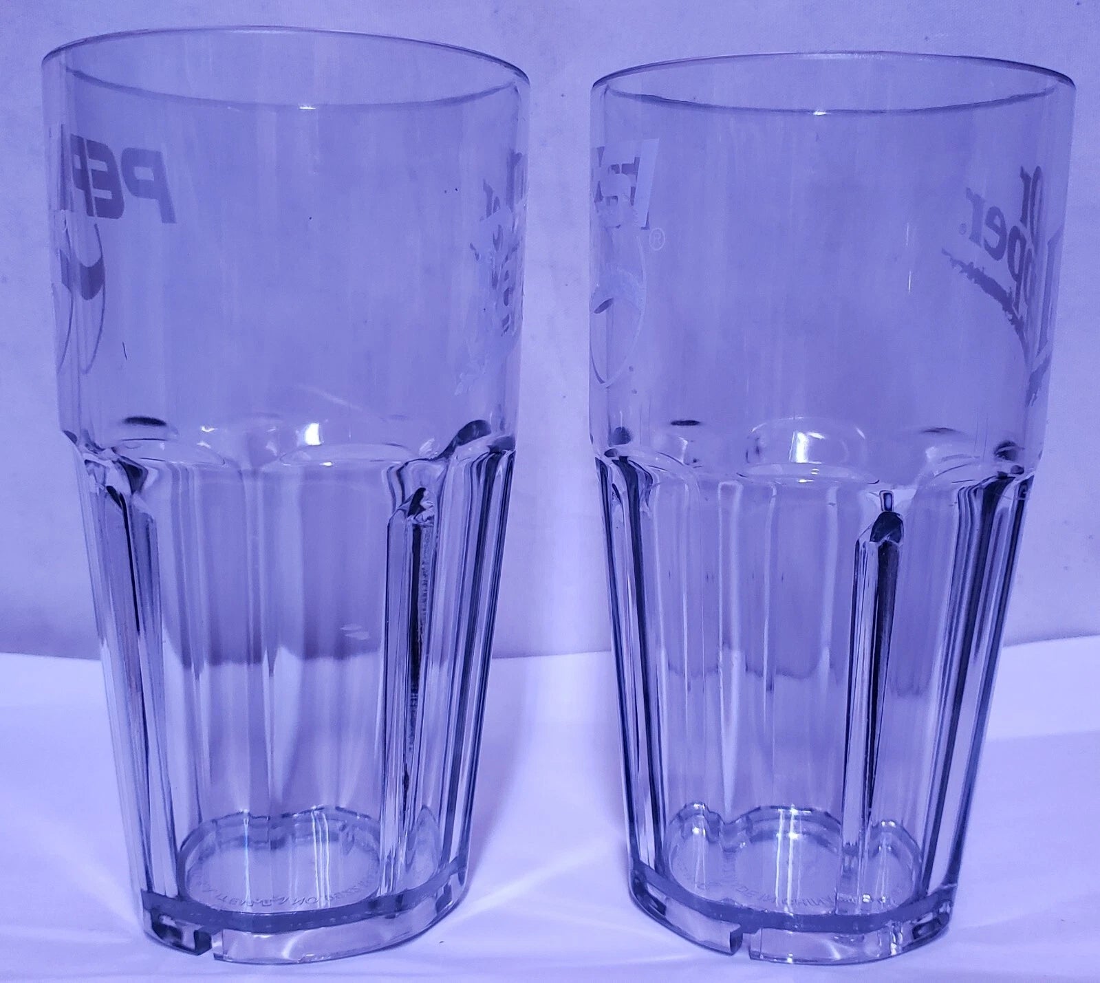 Pepsi & Dr Pepper Tumblers 20 oz clear by G.E.T. Houston NEW Qty 6 | eBay