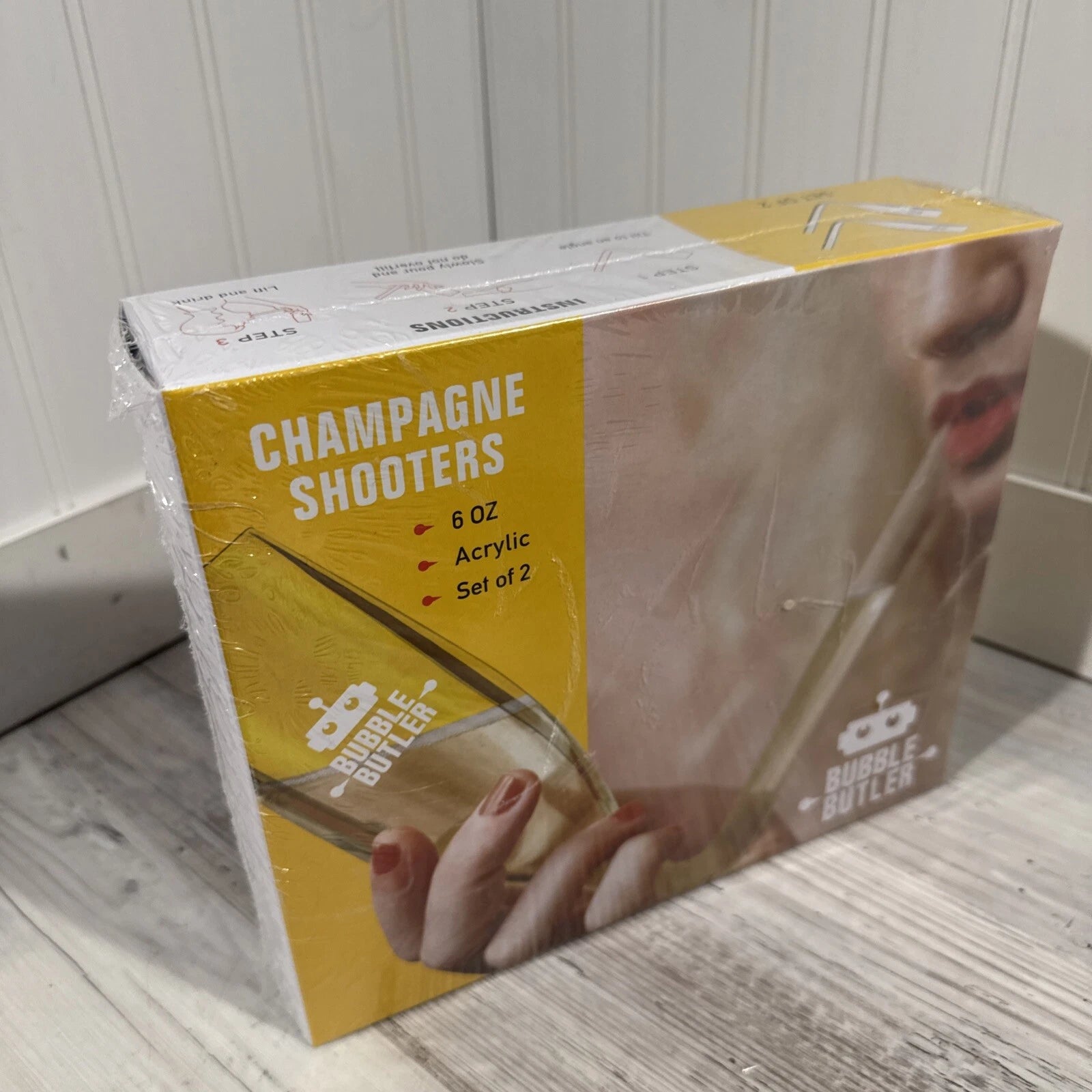 Champagne Shooters Rapid Champagne Consumption Devices by Bubble Butler Set of 2 | eBay