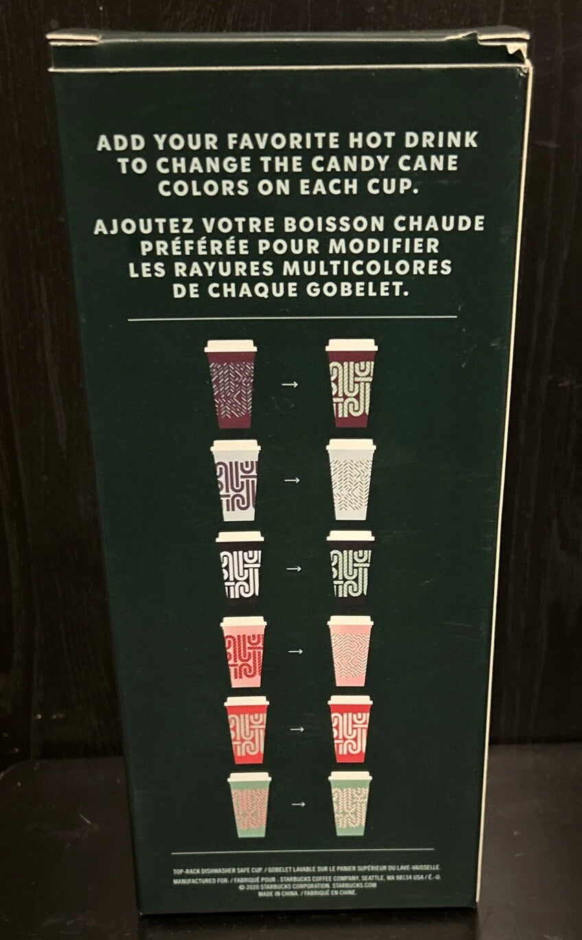 Starbucks Reusable Color Changing Hot Cups Set Of 6 Christmas Holiday 2020 | eBay