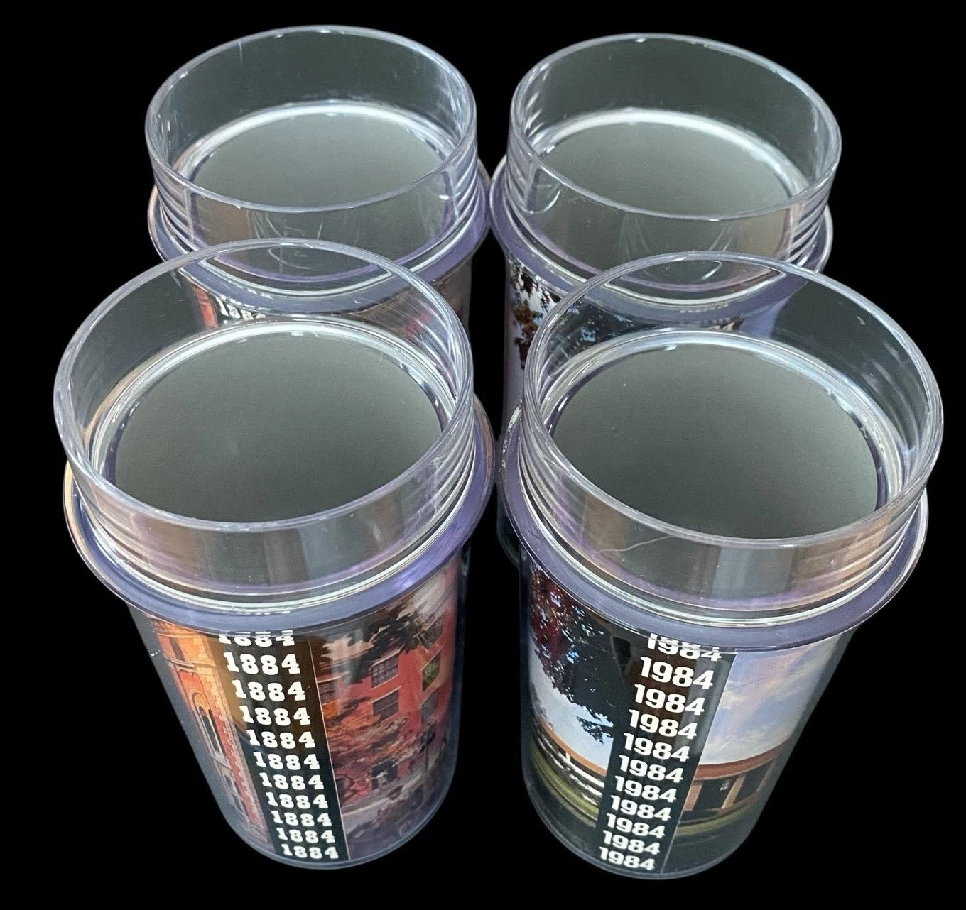 4 Thermo Serve CINCINNATI MILACRON 100 Year Anniversary Pictured Tumblers USA | eBay