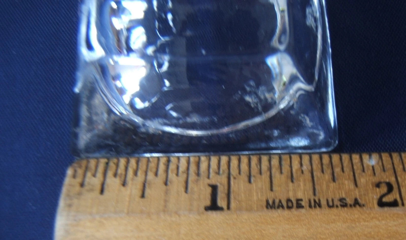 Set Of 6 Antique Salt Cellars, Clear Cut Glass With 6 Plastic Spoons | eBay