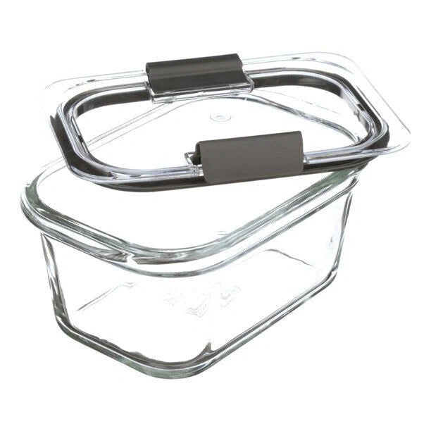 Rubbermaid Brilliance Glass Food Storage Containers, Leak Proof, 3 Pack, 4.7-Cup | eBay