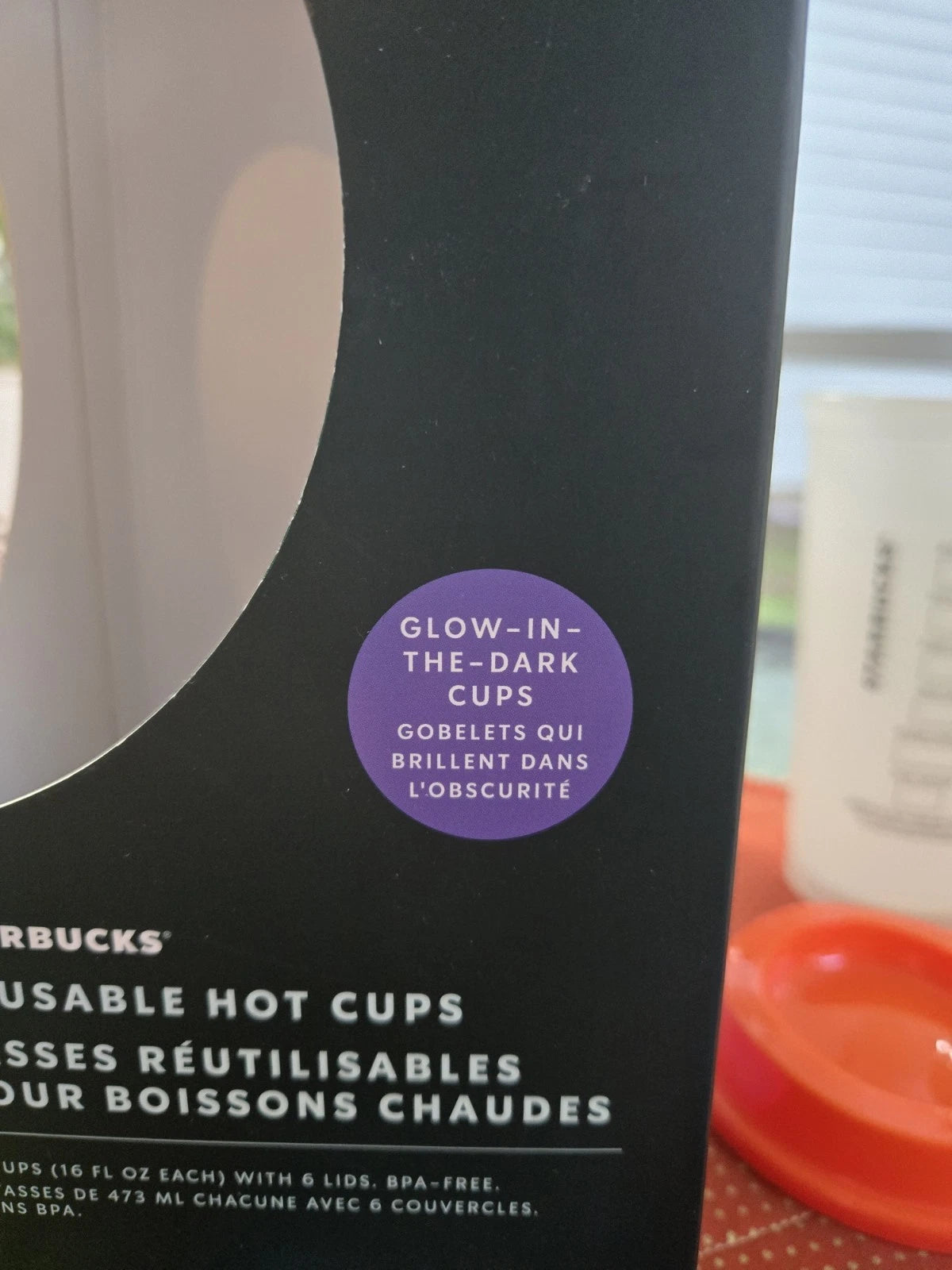 STARBUCKS Halloween Reusable Hot Cups Glow In The Dark Set Of 6 2022 W/Lids NEW | eBay