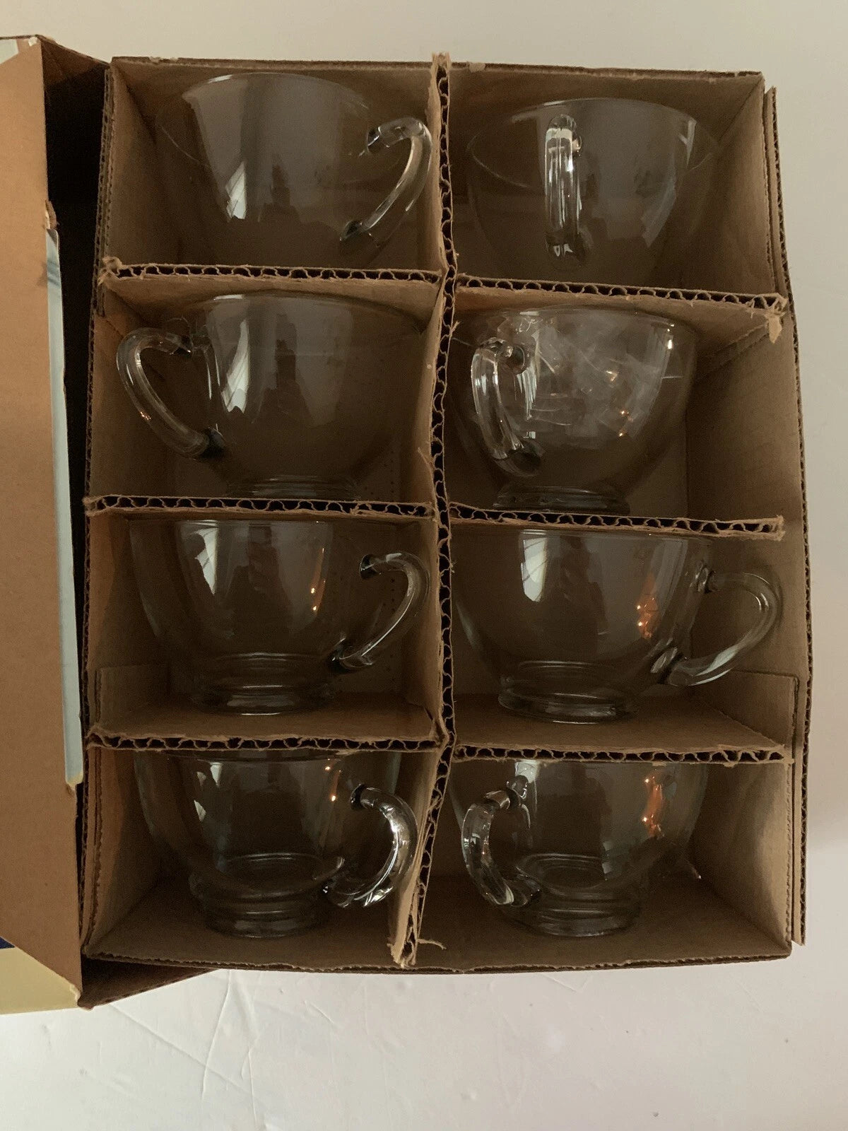 Anchor Hocking Glass Punch Cup Set 8 Cups and 8 Plastic Hooks | eBay