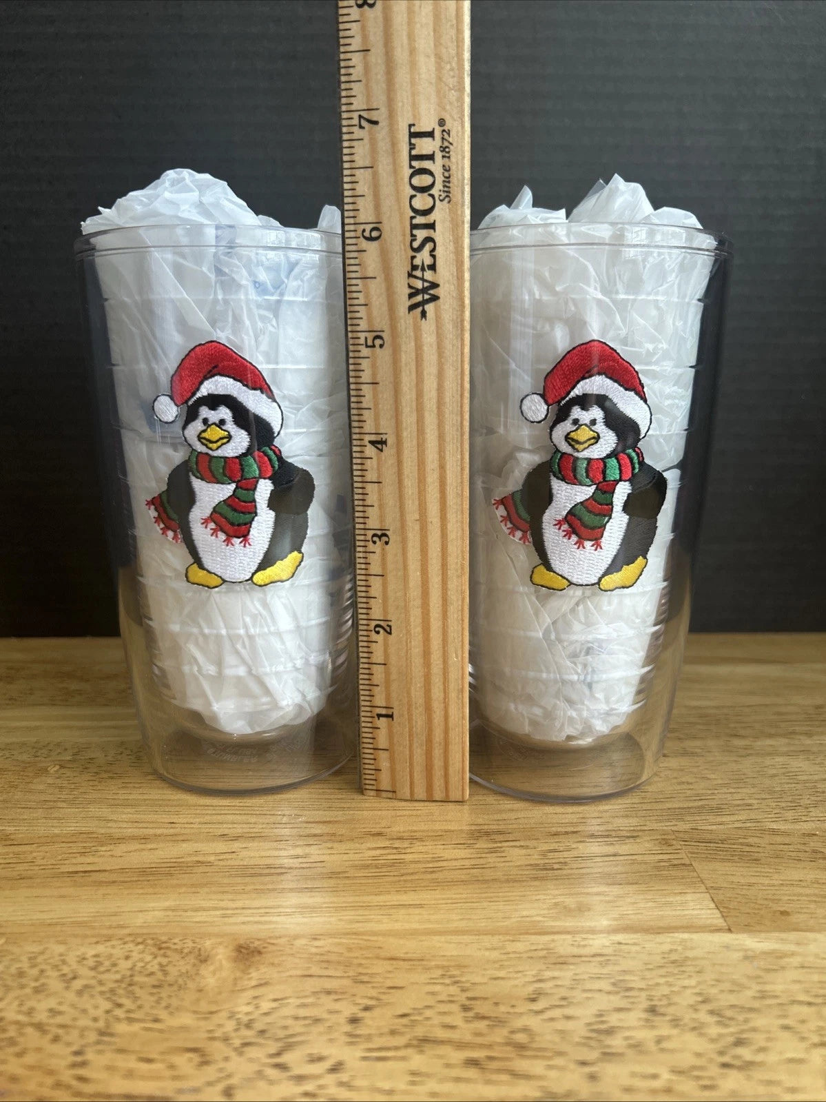MERRY CHRISTMAS TERVIS TUMBLERS 16oz Lot Of 2 Winter~Christmas~Penguins | eBay
