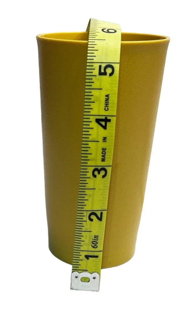 Lot of 6 Vintage Tupperware #873 Stackable Drinkware Tumblers Harvest Gold | eBay