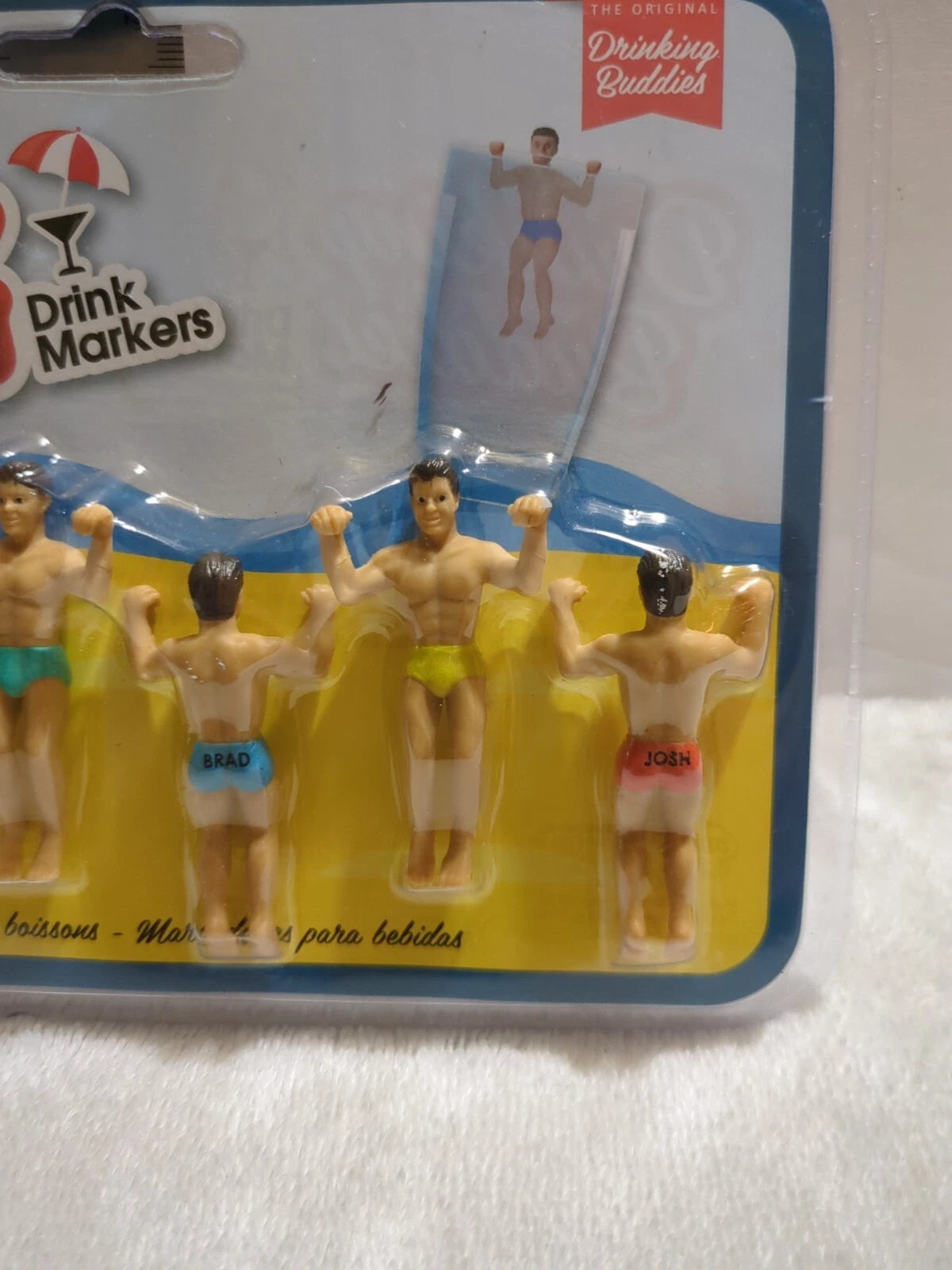 Drinking Buddies Cocktail Markers - Muscular Men with 6-Pack Abs Party Decor | eBay