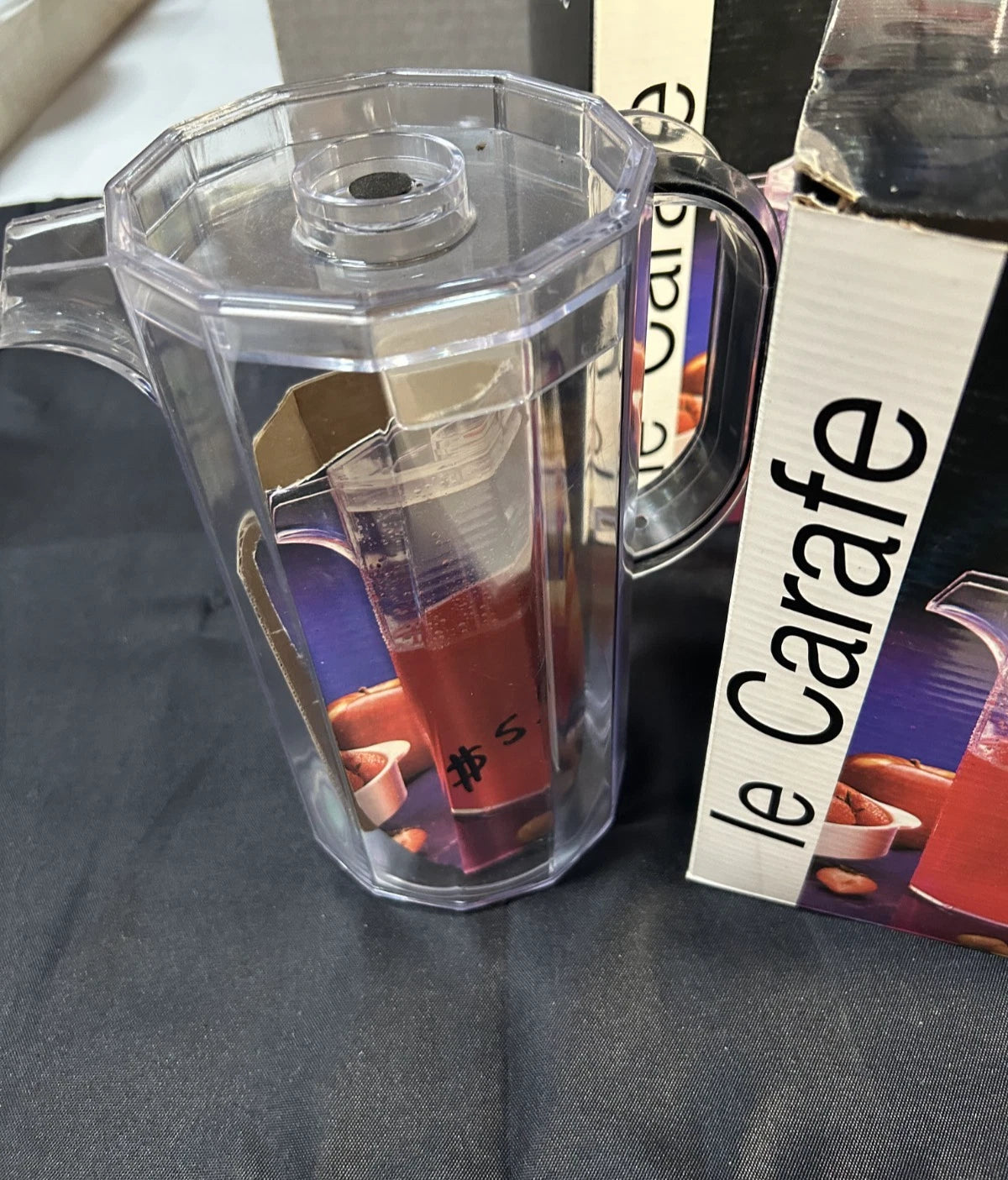 6 Piece Drinkware - 2 Retro Top Hat Ice Buckets & 4 Le Carafes Pitchers NEW D25 | eBay