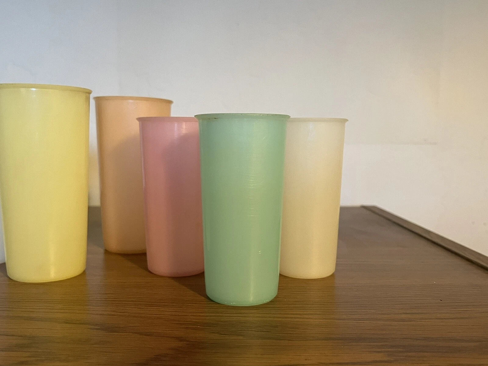 Lot Of 6 Vintage Tupperware Pastel Cups 3 Tumblers 3 Juice Cups #117 | eBay