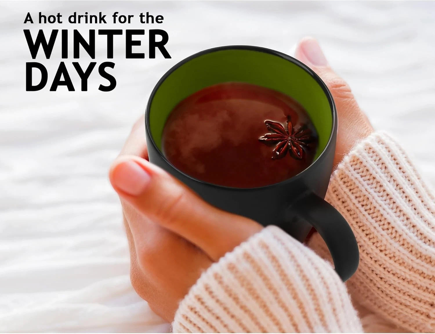 Set of 6 Stoneware Coffee Mugs 12 Oz Reusable Dishwasher Safe Modern Design | eBay