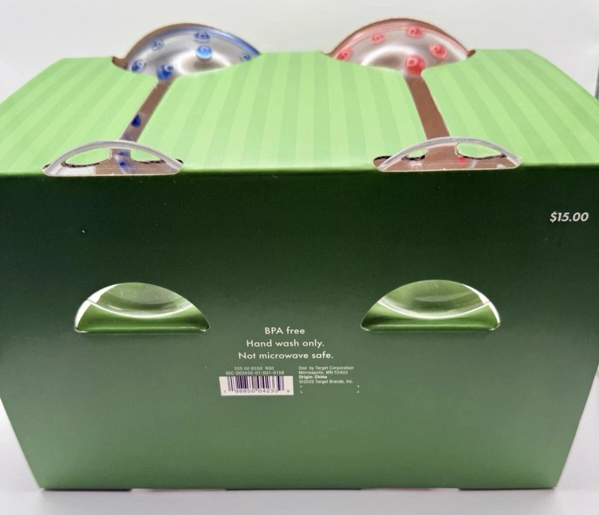 8.11oz 4pc Polka Dot Acrylic Coupe Drinkware Set *NEW* kate spade x target | eBay