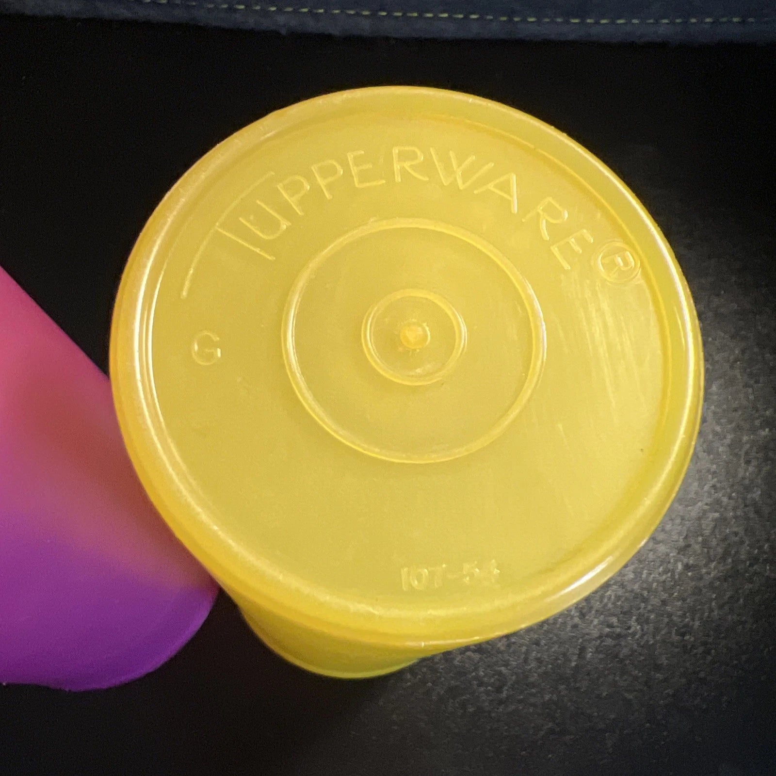 Pair of Vintage Tupperware 16oz Tumbler Cup #107-54/55 Stackable Purple & Yellow | eBay