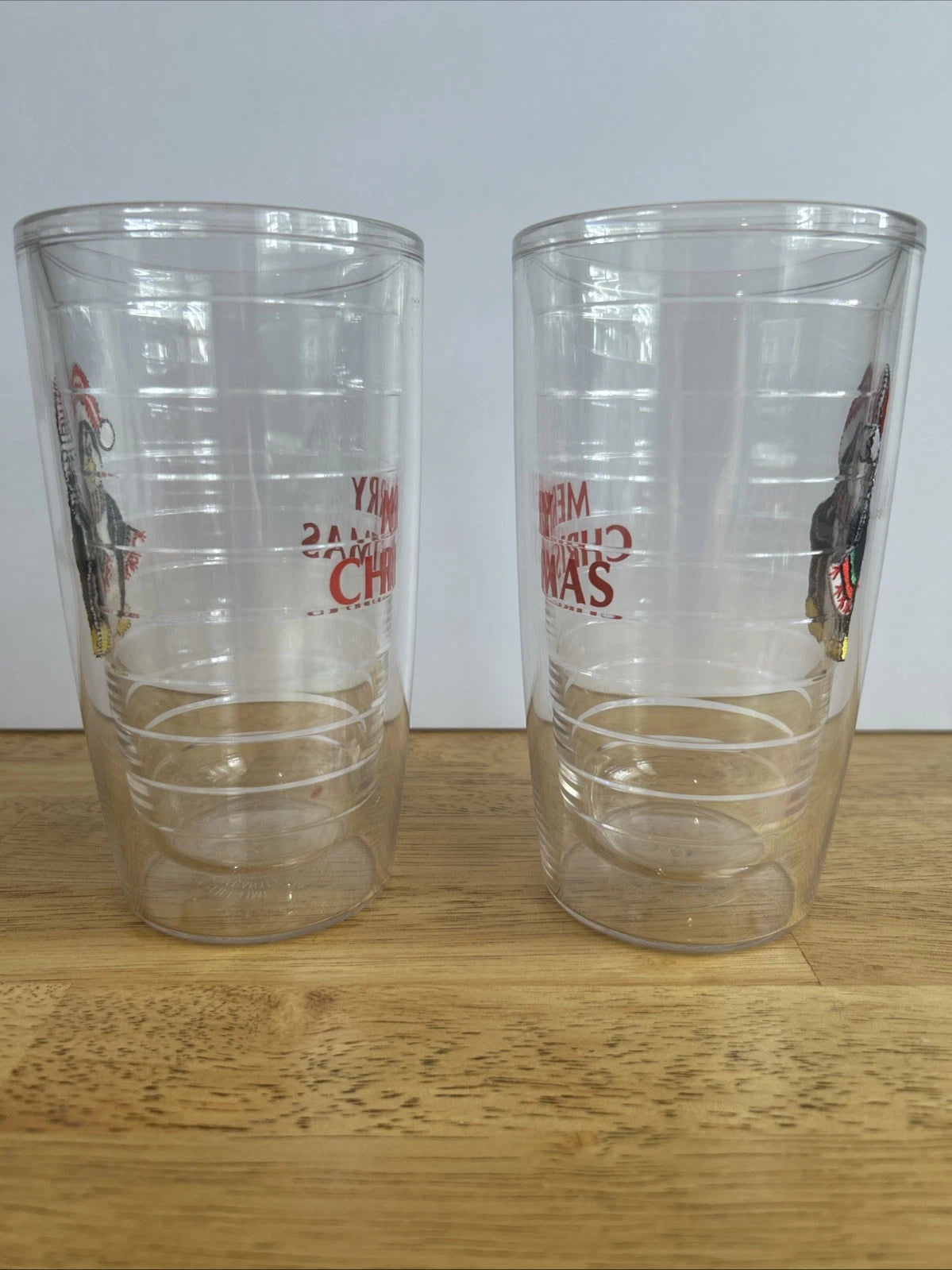 MERRY CHRISTMAS TERVIS TUMBLERS 16oz Lot Of 2 Winter~Christmas~Penguins | eBay