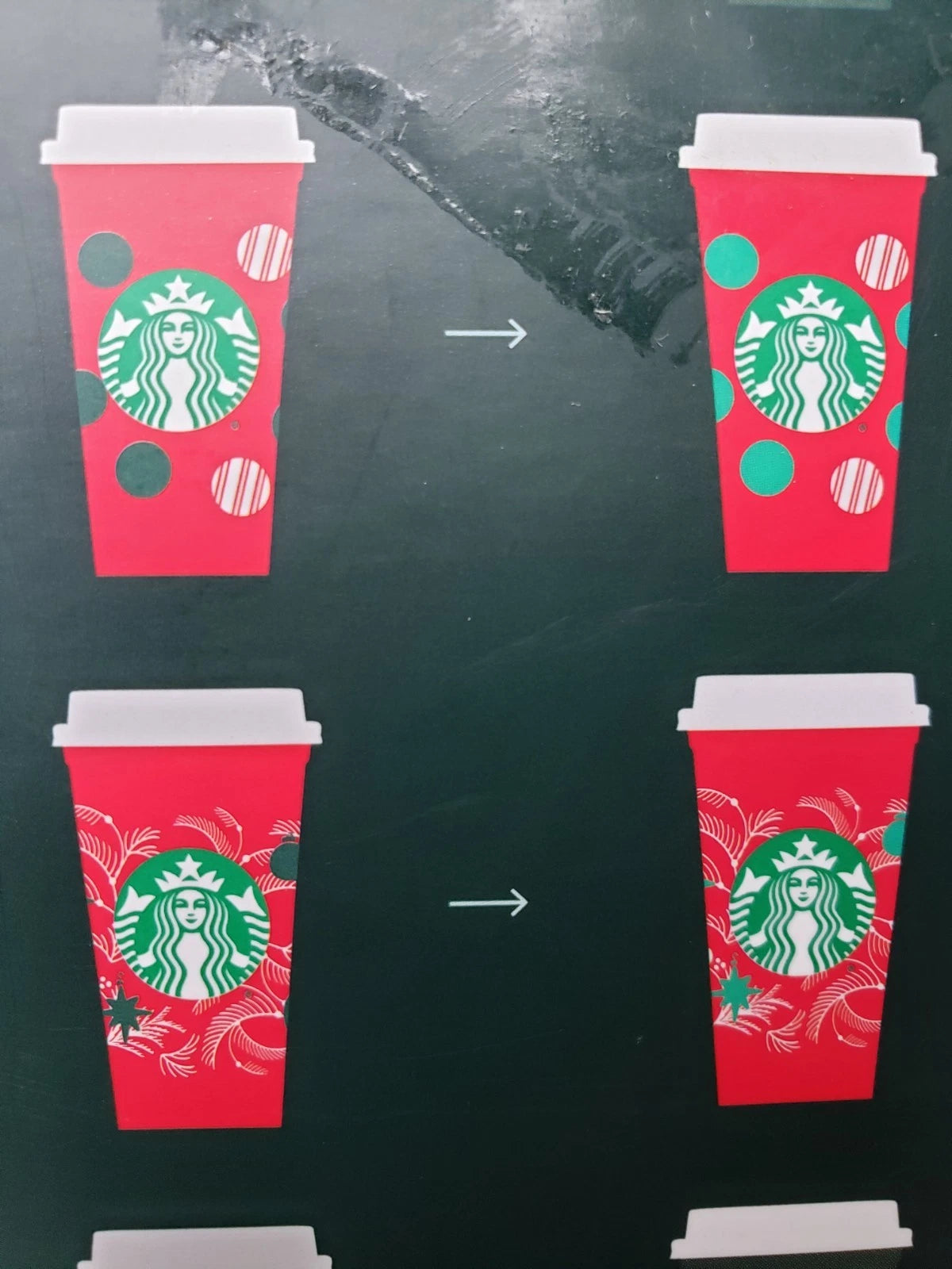 Starbucks Color Changing Reusable Holiday Cups, Set Of 6, New. 16oz | eBay