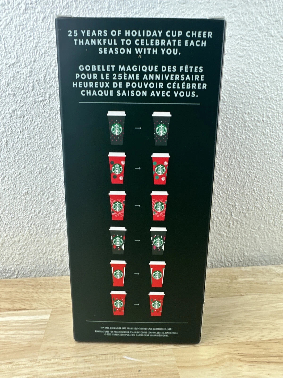 Starbucks Holiday Color Changing Reusable Hot Cups 6-Pack 16oz Brand New in Box. | eBay