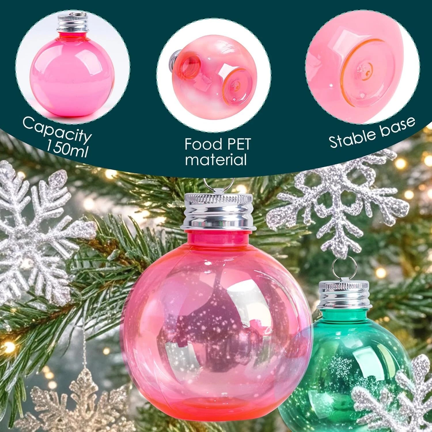 Christmas Ornament Spirit Shot Glasses-Set of 6 | eBay