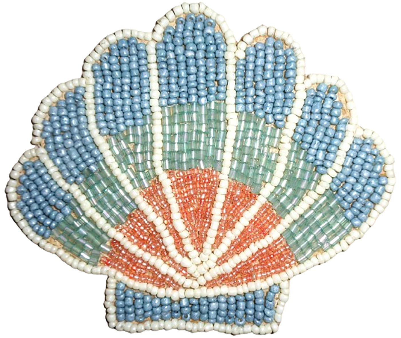 Pack of 6 Closet Quirky Shell Design coaster hand beaded sparkly drink coasters | eBay