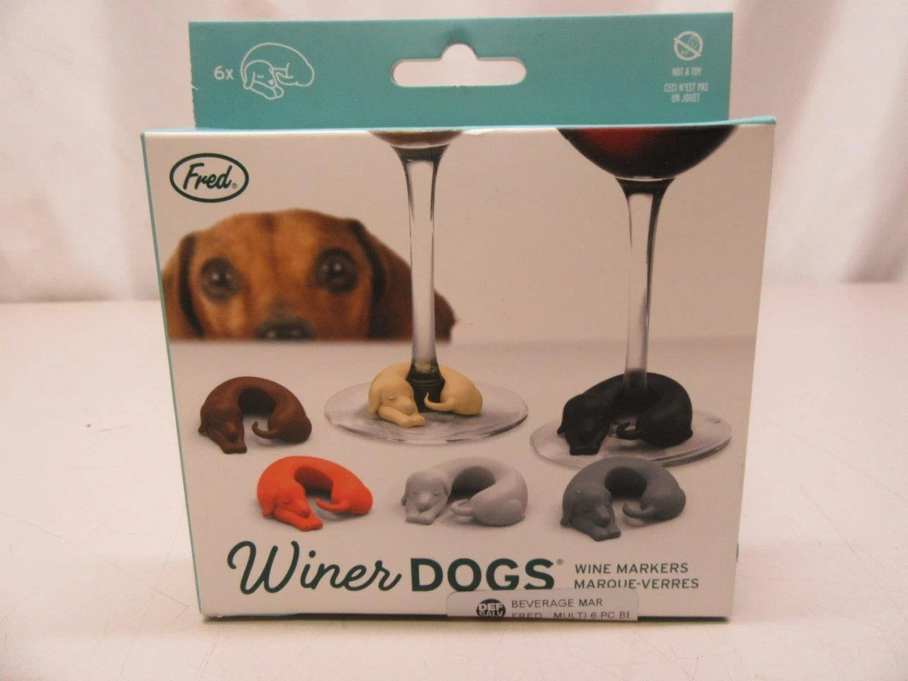 Fred WINER DOGS Dachshund Dog Drink Markers, Set of 6 | eBay