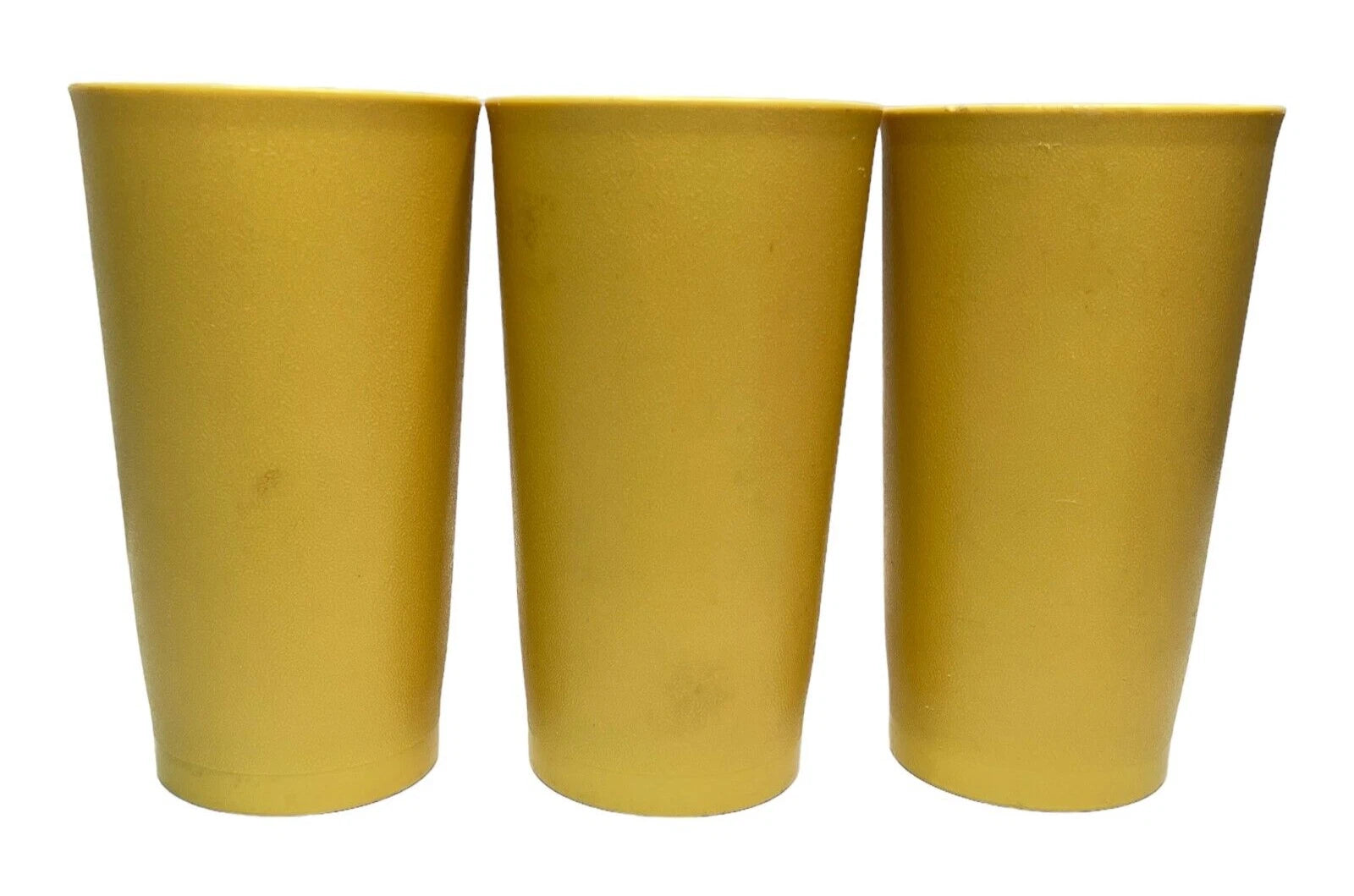 Lot of 6 Vintage Tupperware #873 Stackable Drinkware Tumblers Harvest Gold | eBay