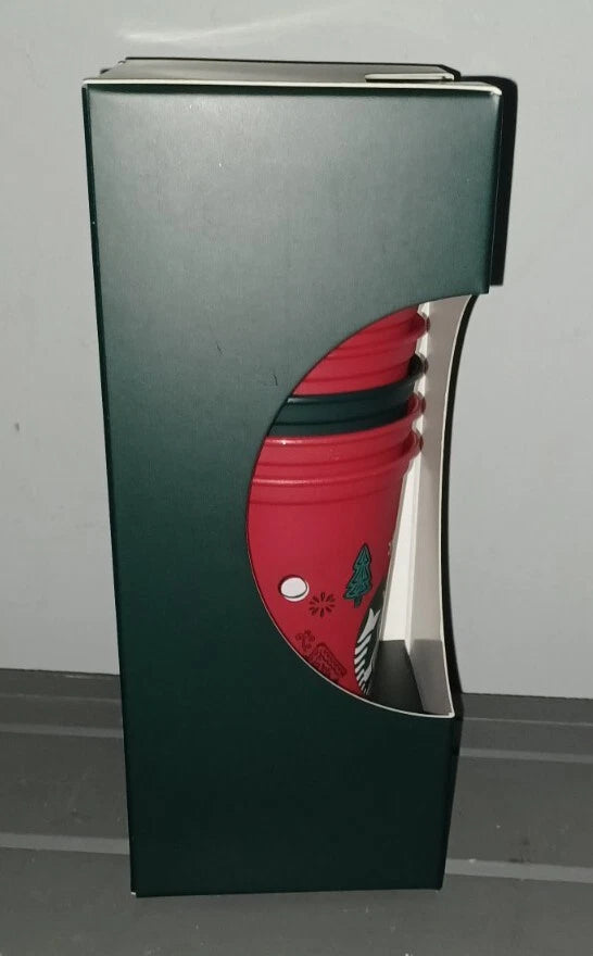 NEW Starbucks 2022 Holiday Color Changing Reusable Hot Cups 6-Pack 16oz | eBay