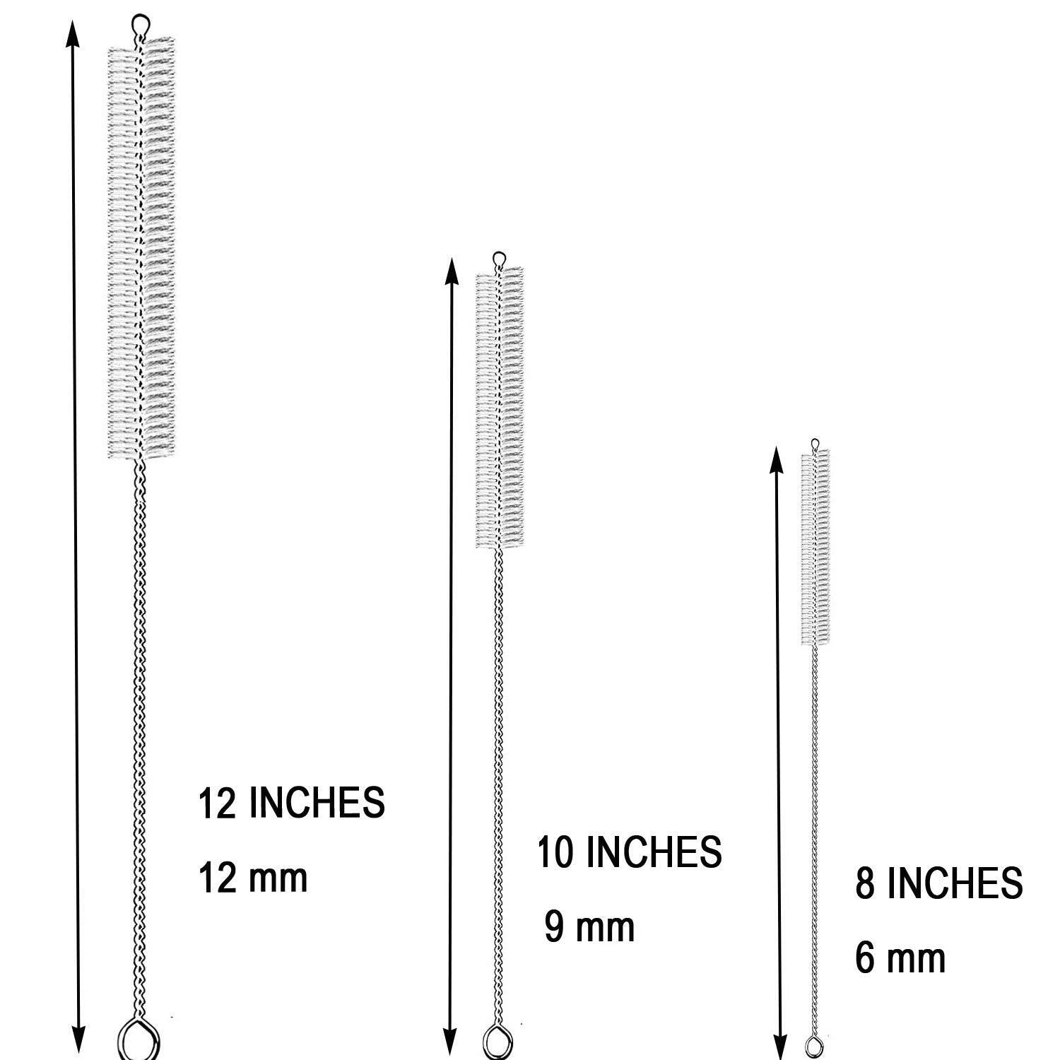 Extra Long 12 Pieces Drinking Straw Cleaning Brush Kit 12 Inches 10 Inches And 8 | eBay