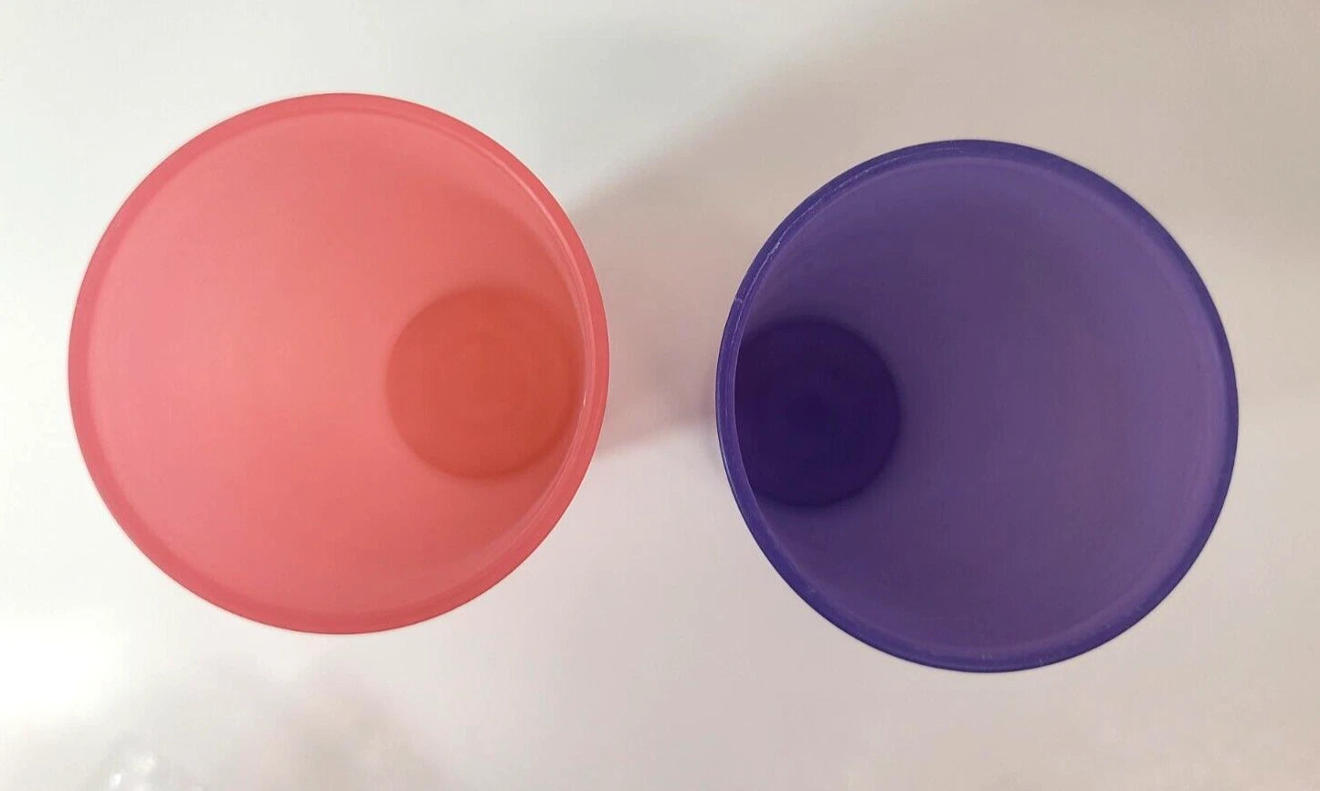 Lot of (4) Tupperware TUMBLERS #107 6 1/2" Mixed Colors 16oz | eBay