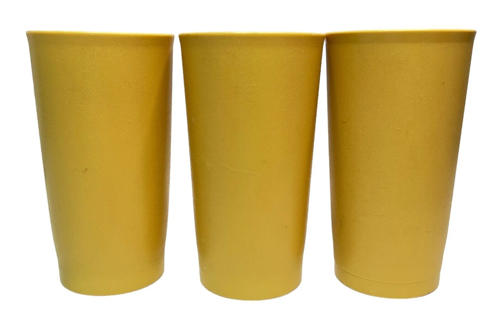 Lot of 6 Vintage Tupperware #873 Stackable Drinkware Tumblers Harvest Gold | eBay