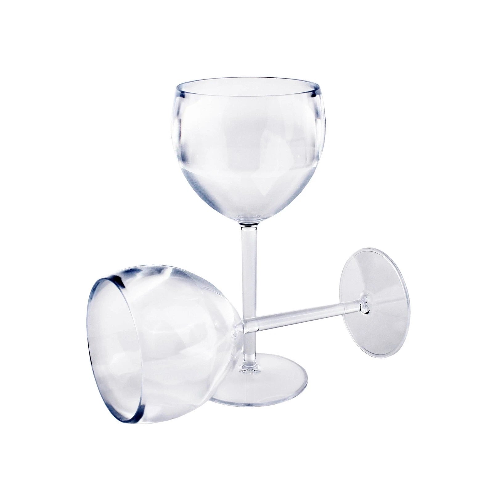 6 x Reusable Gin Glasses BPA Free Plastic Clear 400ml Capacity Balloon Bowl | eBay