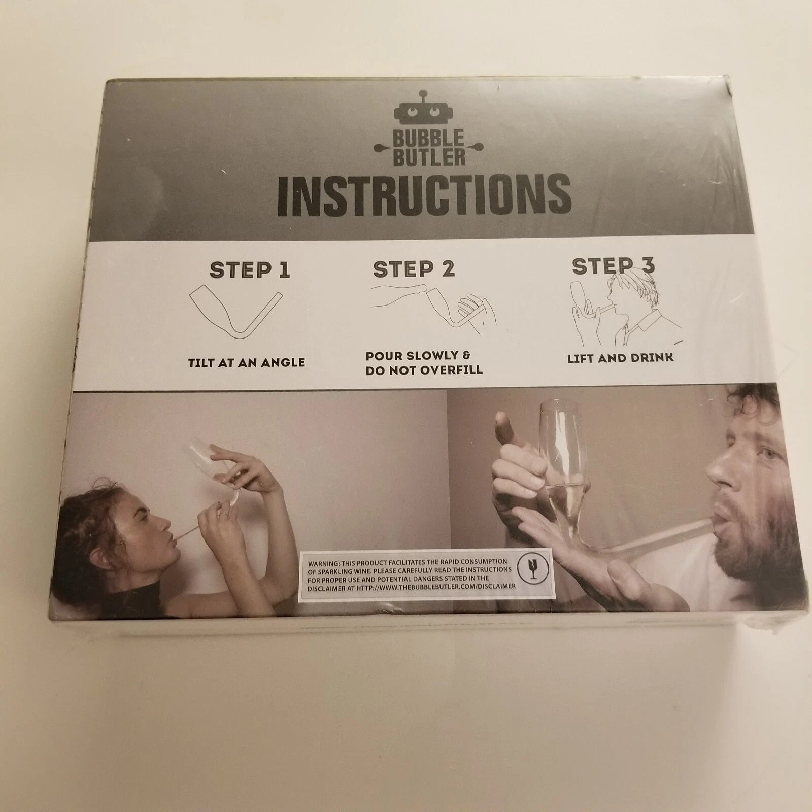 Bubble Butler (2) Acrylic Champagne Shooters Glasses 6 oz - Sealed New | eBay