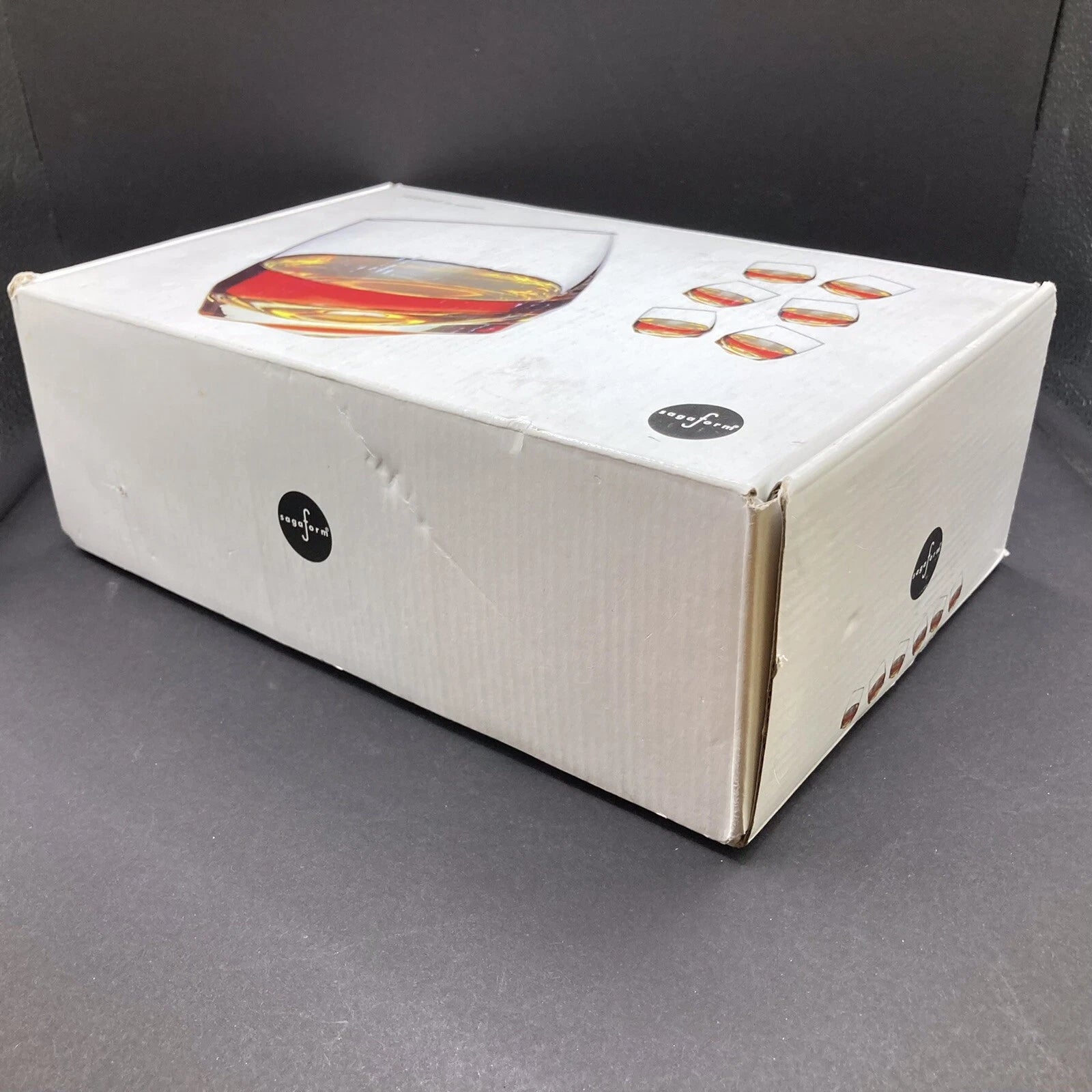 Rocking Glasses - By SAGAFORM - Rounded Bottom 6 PK Set Roly Poly | eBay