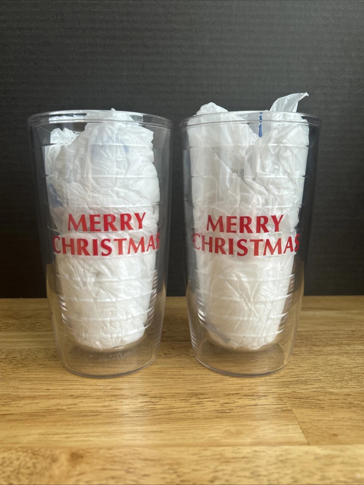 MERRY CHRISTMAS TERVIS TUMBLERS 16oz Lot Of 2 Winter~Christmas~Penguins | eBay