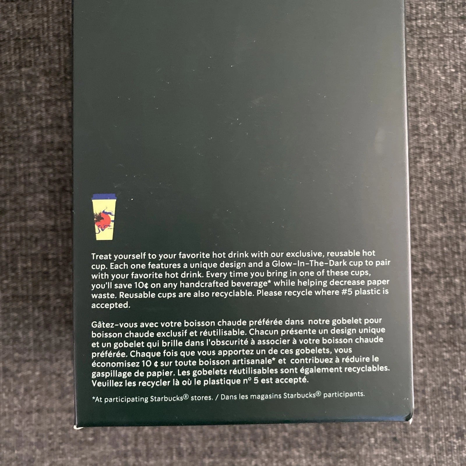 Starbucks Halloween 2022 6 Reusable Glow In The Dark Hot Cups NEW | eBay