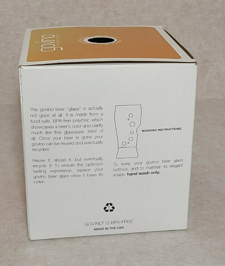 Govino Go Anywhere Beer Glasses Stein 16oz 4 Pk Flexible Shatterproof BPA Free | eBay