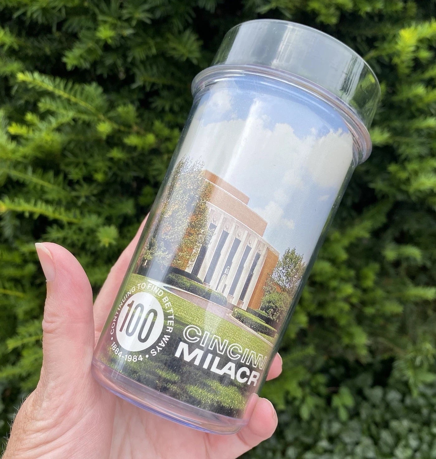 4 Thermo Serve CINCINNATI MILACRON 100 Year Anniversary Pictured Tumblers USA | eBay