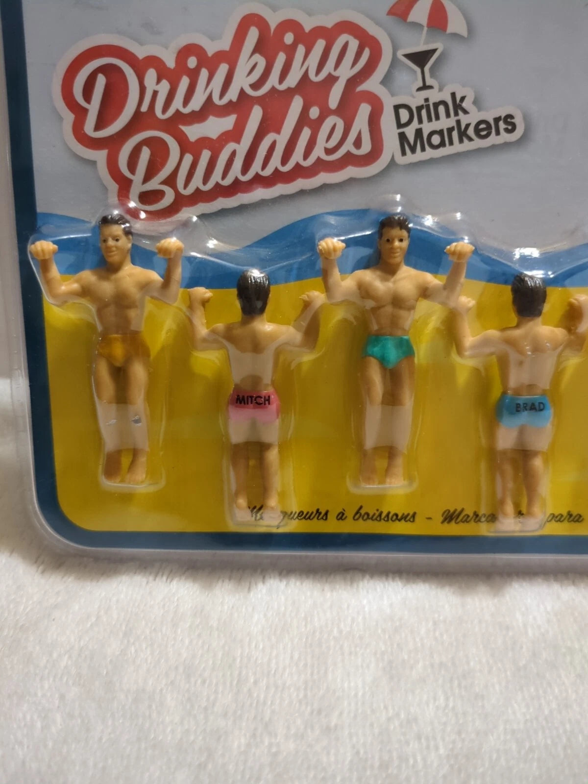 Drinking Buddies Cocktail Markers - Muscular Men with 6-Pack Abs Party Decor | eBay