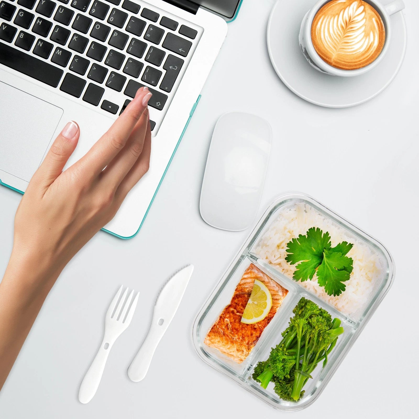 PrepNaturals 3 Pack 34 Oz Glass Meal Containers - Dishwasher Microwave Freezer | eBay