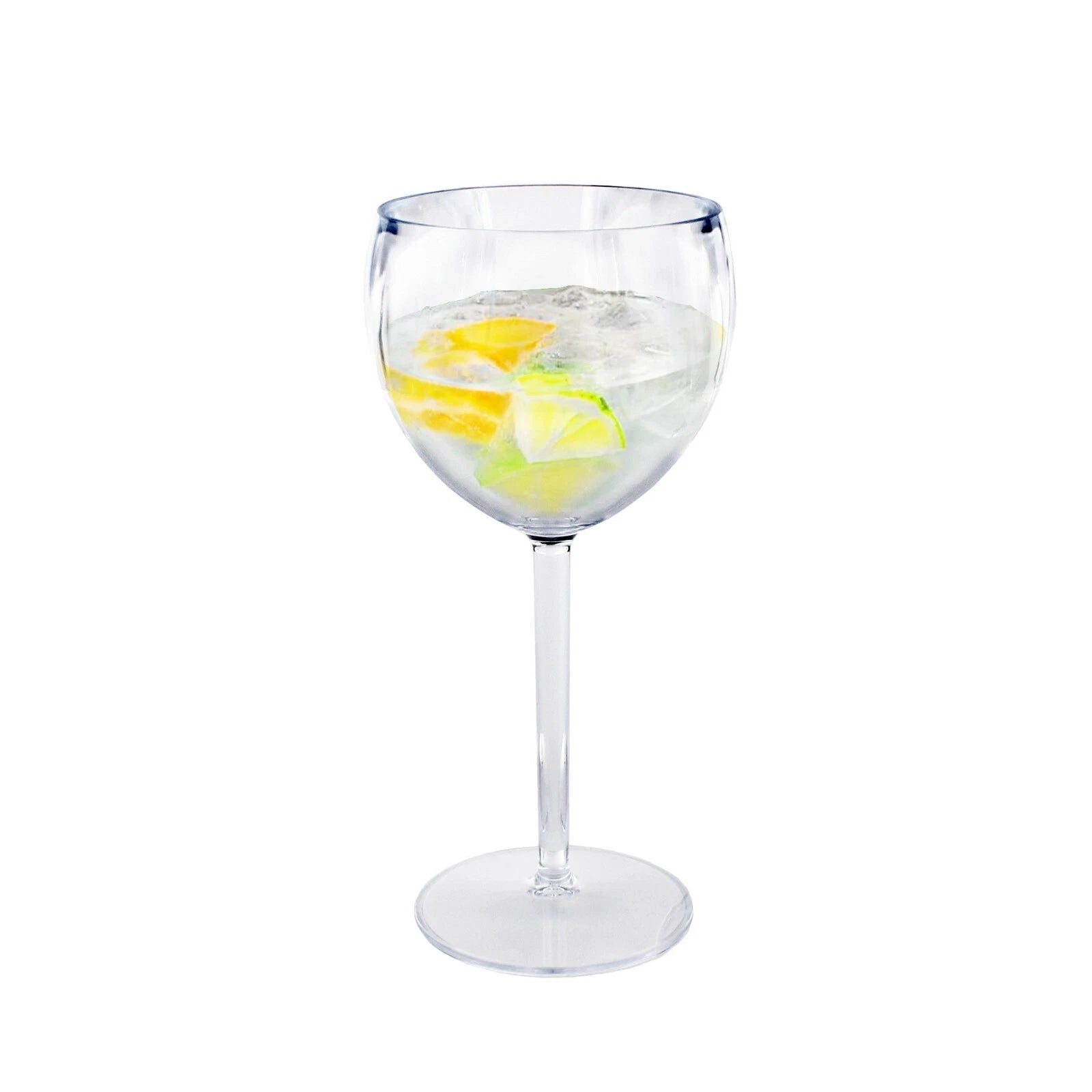 6 x Reusable Gin Glasses BPA Free Plastic Clear 400ml Capacity Balloon Bowl | eBay