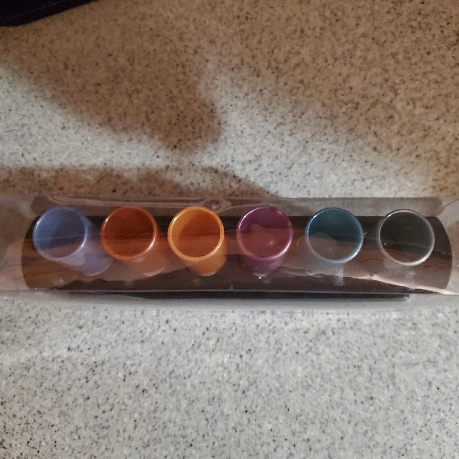 Test Tube Shooters Set Of 6 Shooters And Rack Unused Free Ship U.s | eBay