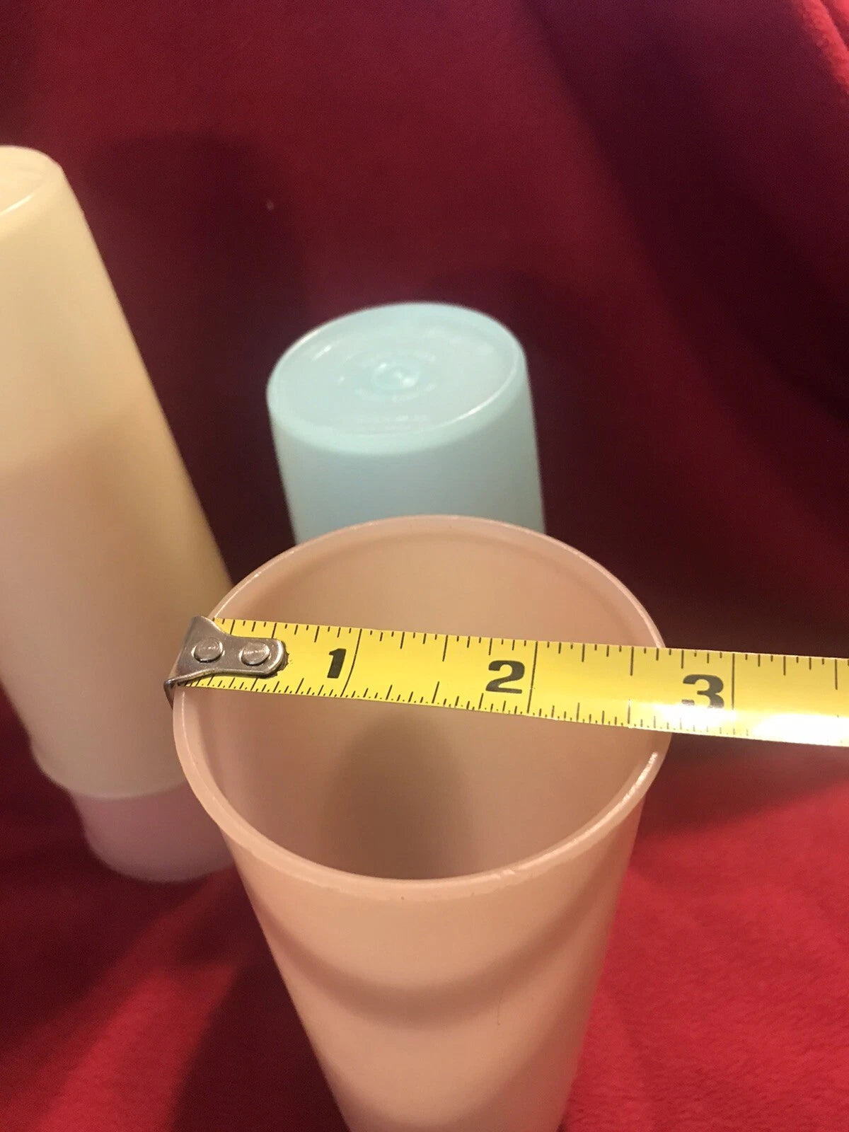 Set Of 4 Vintage Tupperware  Pastel Tumblers 12 oz 1 115-9, 2 115-5 and 1 115-6 | eBay