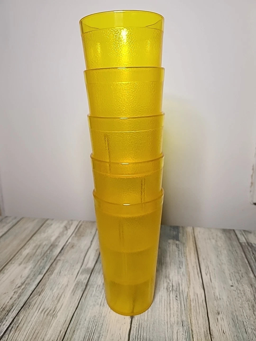 Five Yellow Texan 12 Oz Cups. Vintage. Good Shape | eBay