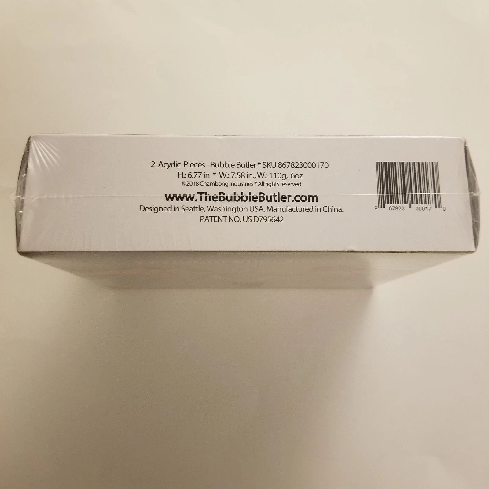 Bubble Butler (2) Acrylic Champagne Shooters Glasses 6 oz - Sealed New | eBay