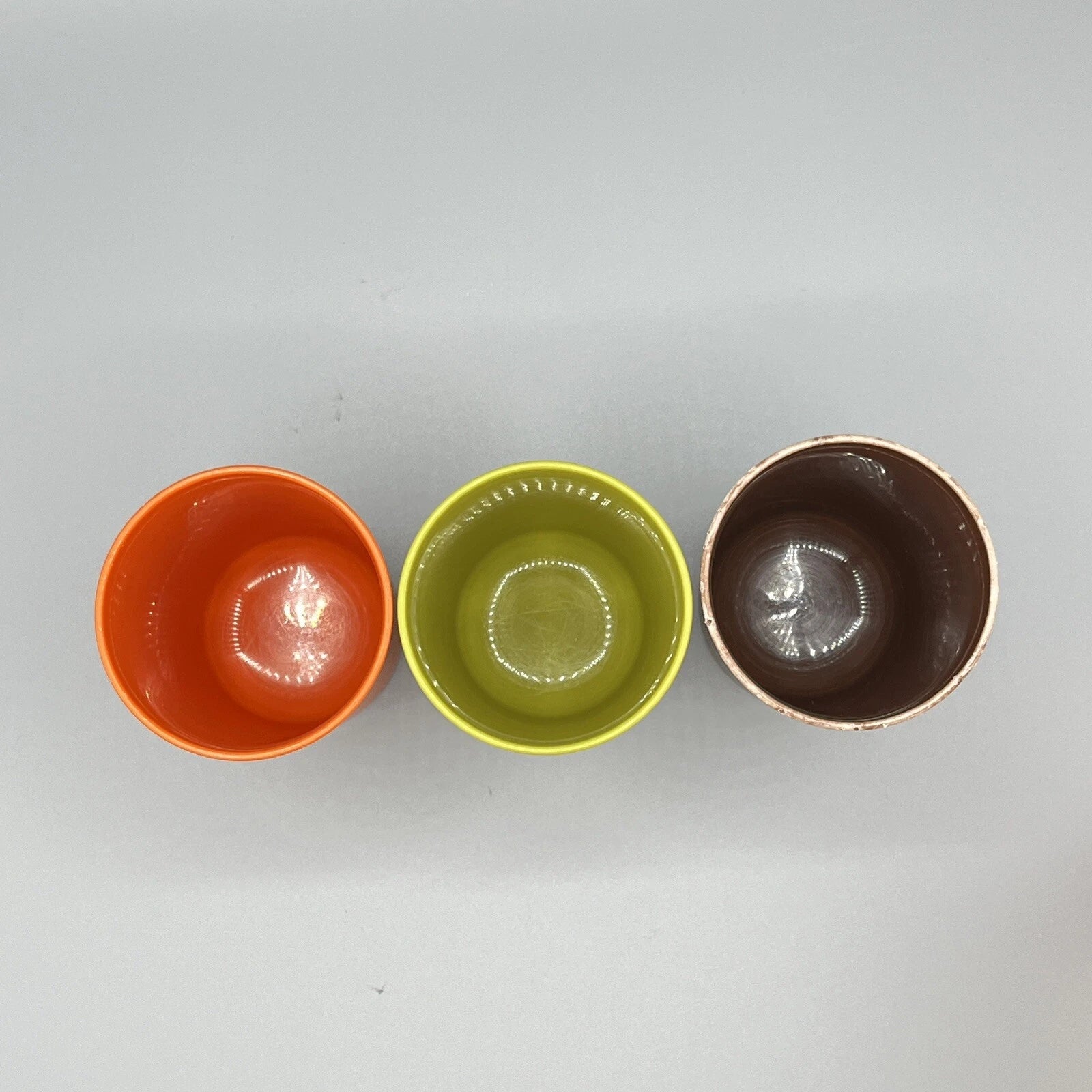 Lot of 6 Tupperware #1320 Plastic 8oz Juice Tumblers Cups Fall Harvest Colors | eBay