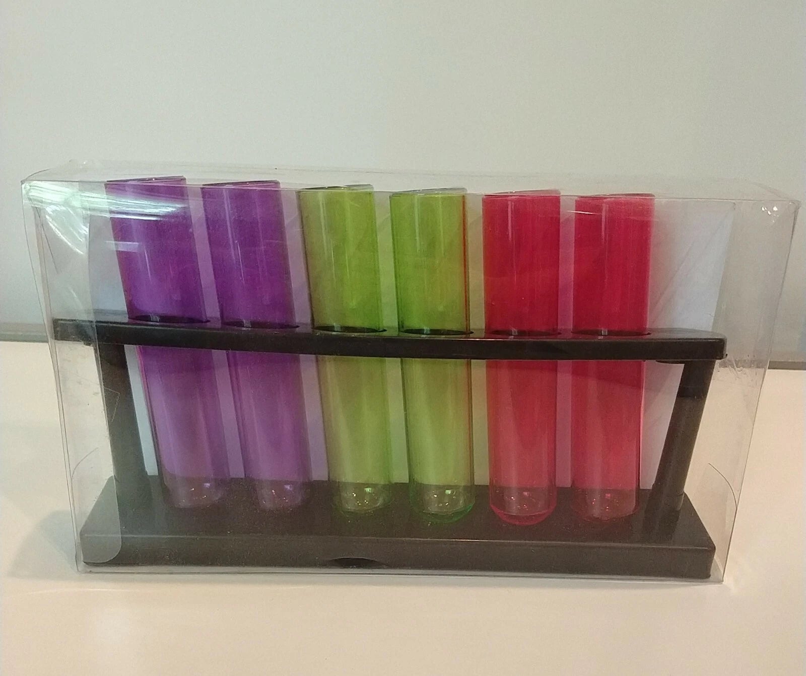 Test Tube Shooters Set Party Shot Glasses Mad scientist Lab Potions Novelty Fun | eBay