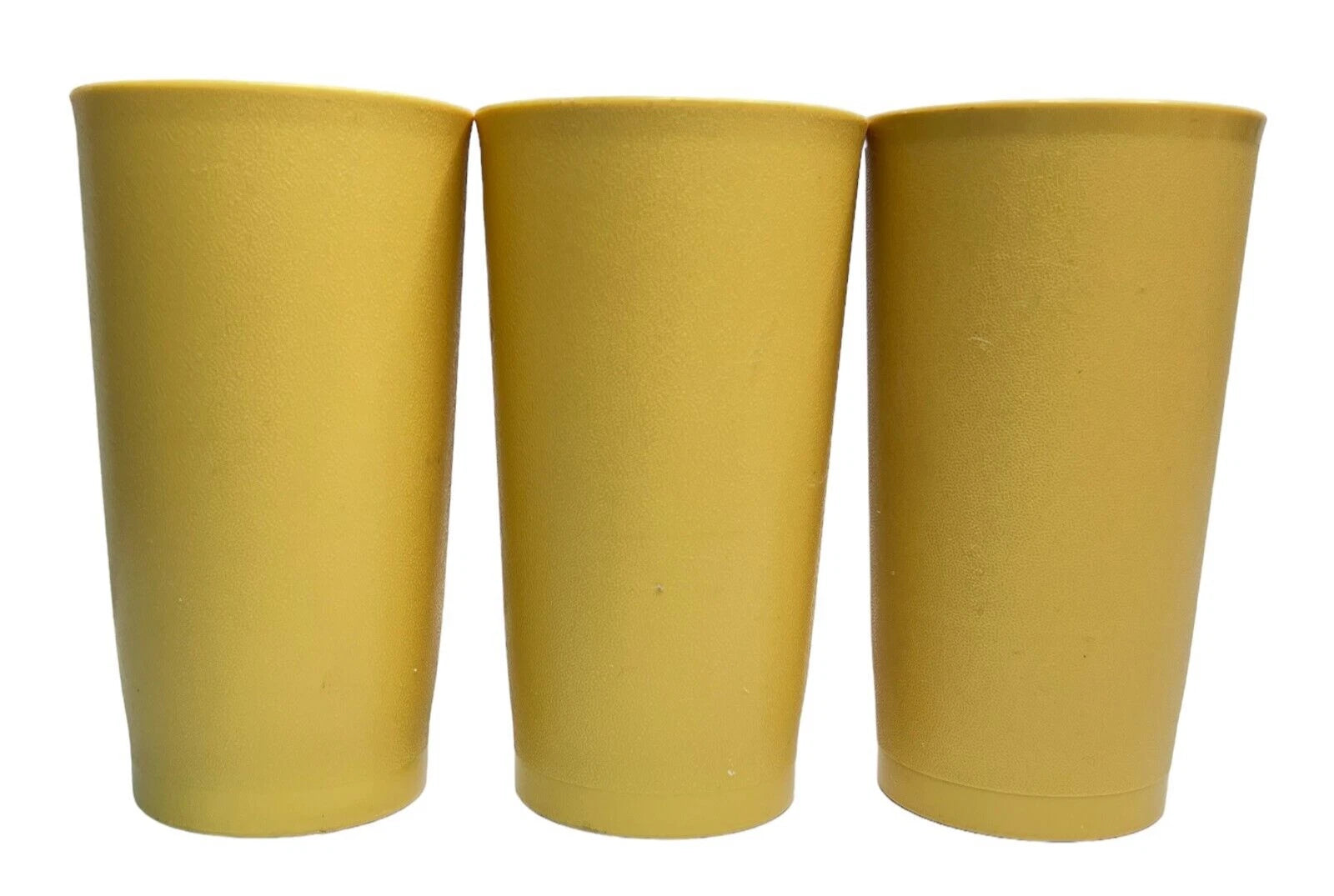 Lot of 6 Vintage Tupperware #873 Stackable Drinkware Tumblers Harvest Gold | eBay