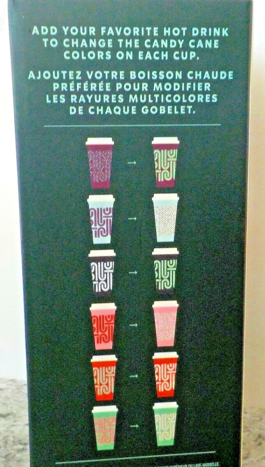 STARBUCKS Reusable Color Changing Hot Cups CHRISTMAS 2020 6 Cups + Lids (NIB) | eBay