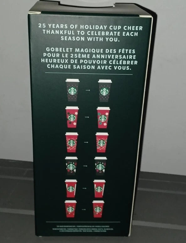 NEW Starbucks 2022 Holiday Color Changing Reusable Hot Cups 6-Pack 16oz | eBay