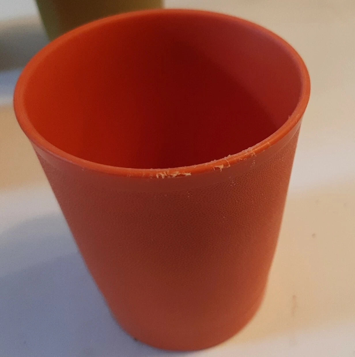 4 Tupperware Small Stackable Tumbler Cups Set #1251 Olive Green Orange 6 oz. USA | eBay