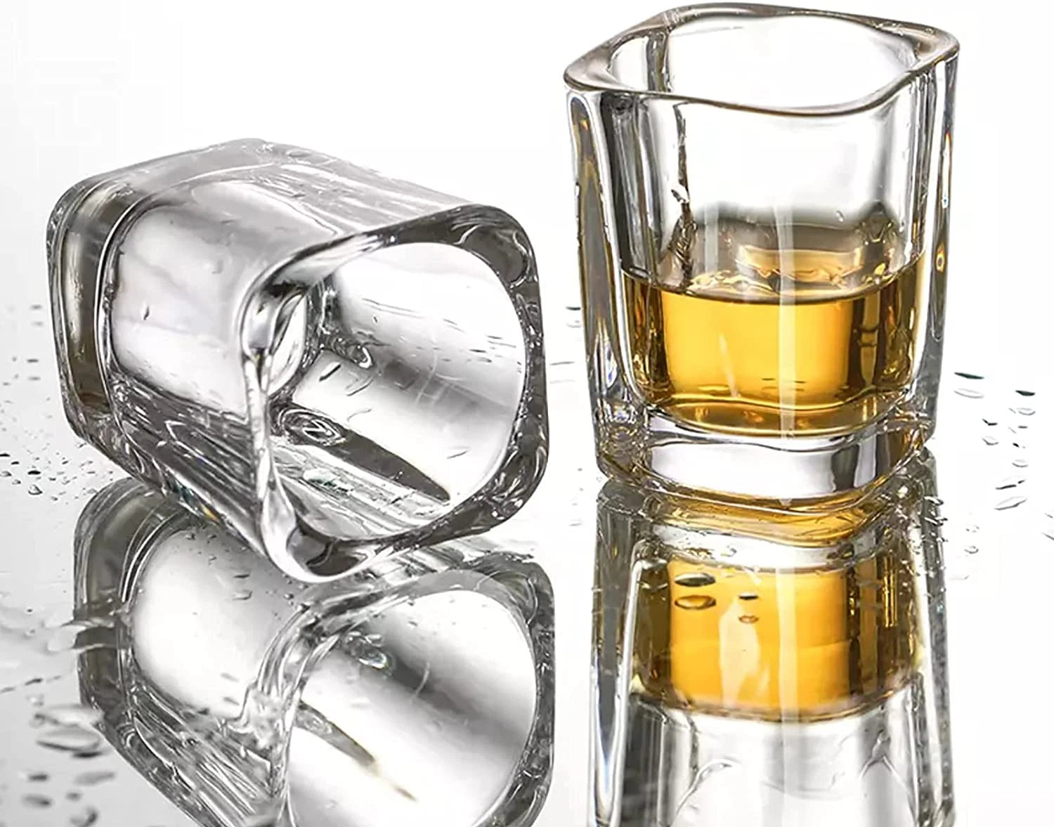 30 Pack Heavy Base Shot Glasses Bulk 2.2 Oz Square Shot Glasses Set | eBay