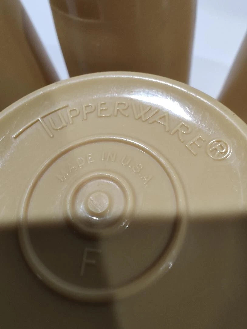 Tupperware Vintage Set of 6 Juice Cups Tumblers Harvest Gold 1251-32 | eBay